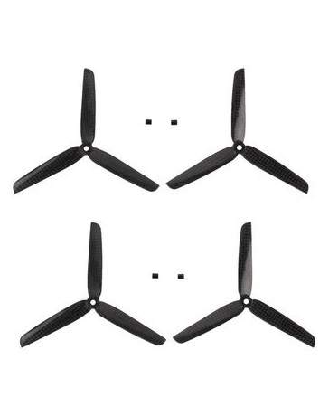 2 Pair 6x3 6030 Carbon Fiber - Envío Gratuito