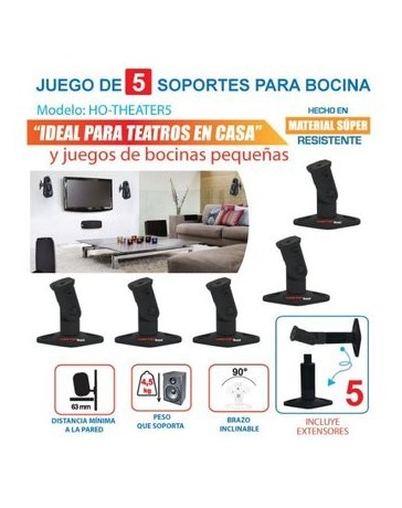 MASTER HO-THEATER5 SOPORTE PARA EQUIPO - Envío Gratuito