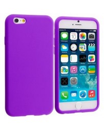 Funda de Gel de Silicona de Goma Suave para Iphone 6-Morado - Envío Gratuito