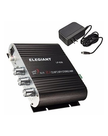 ELEGIANT 200W 12V Mini Hi-Fi Amplifier Booster - Envío Gratuito