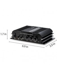 ONEU Audio Amplifier, Separated Subwoofer - Envío Gratuito