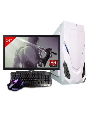Computadora Gamer CPU AMD A4 2TB DD 16GB RAM - Envío Gratuito