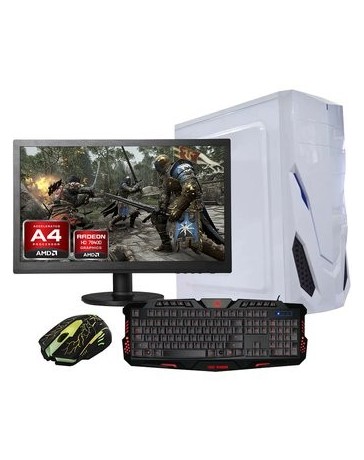 Computadora Gamer CPU Dual Core AMD A4 4000 - Envío Gratuito