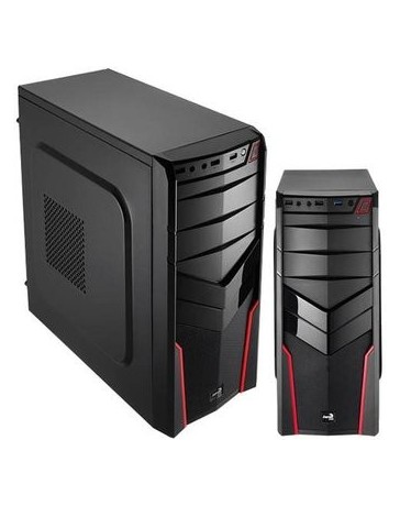 Gabinete AEROCOOL V2X ATX MediaTorre USB 3.0 Red. - Envío Gratuito