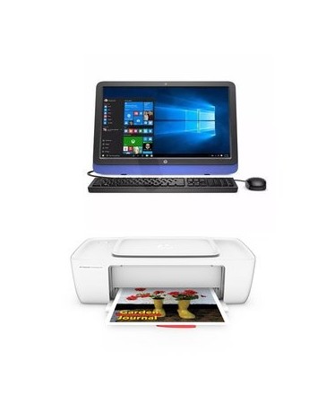 All in One HP 20-r155la + Impresora HP Deskjet Ink Advantage - Envío Gratuito