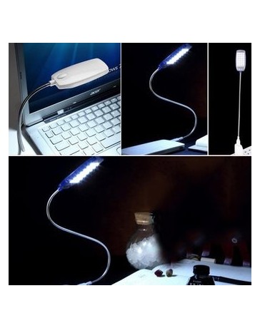 ER Brillante 28 LED USB Mini luz flexible de la lámpara - Envío Gratuito