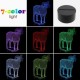 ER 3D vaca color de la luz - Envío Gratuito