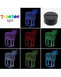 EH 3D vaca color de la luz - Envío Gratuito