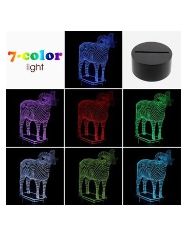 EH 3D vaca color de la luz - Envío Gratuito