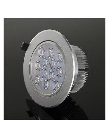 ER 12 * 1W focos de techo blanco caliente de la lámpara - Envío Gratuito