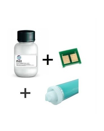 MaxKit de Recarga Polvo + Cilindro + Chip HP 35A - Envío Gratuito