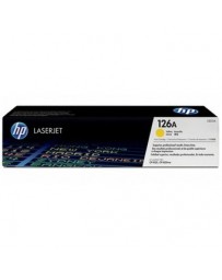 Cartucho De Toner HP 126A Amarillo - Envío Gratuito