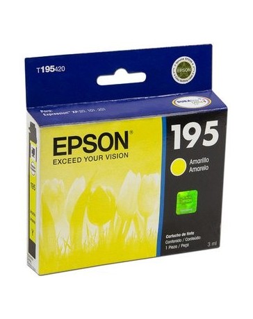 Nuevo Cartucho de Tinta Epson 195 Amarillo, Modelo, T195420. T195420 - Envío Gratuito