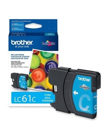 Cartucho original brother Lc61 Cyan rellenable tinta, nuevo para la impresora - Envío Gratuito