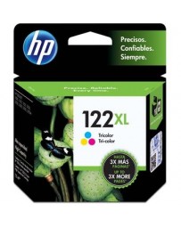 Cartucho de Tinta HP 122XL de Alto Rendimiento-Tricolor. - Envío Gratuito