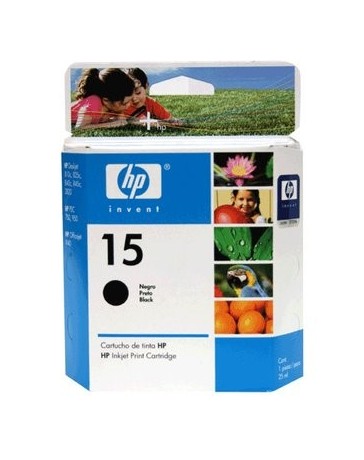 Cartucho De Tinta HP 15 Negro - Envío Gratuito