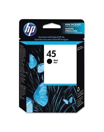 Cartucho De Tinta HP 45 51645A Negro - Envío Gratuito