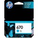 Cartucho de Tinta HP 670 Advantage-Cyan. - Envío Gratuito