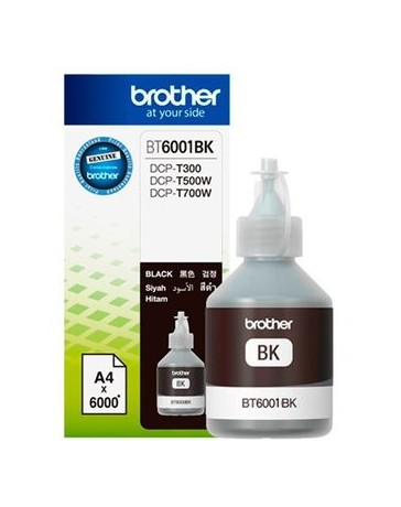 Botella Tinta Negro Brother Bt6001BK +C+ - Envío Gratuito