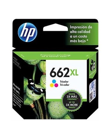 Nuevo Cartucho de Tinta HP 662XL Advantage de Alto Rendimiento-Tricolor - Envío Gratuito