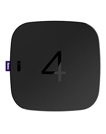 Nuevo Roku 4 Streaming Media Player (4400R) 4K UHD-Negro - Envío Gratuito
