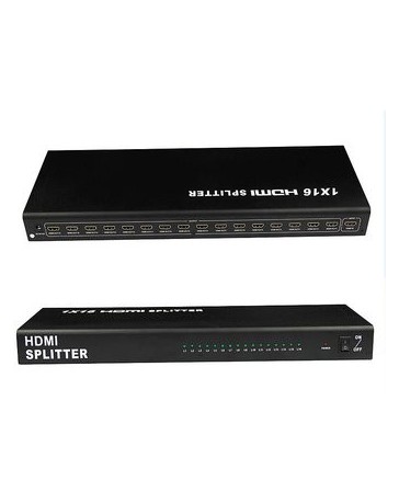 16 Puerto 1x16 1 en 16 Splitter HDMI Video Audio HD 1080p - Envío Gratuito