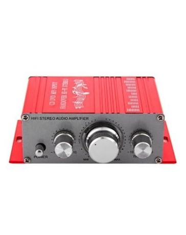 HY - 2001 estéreo de alta fidelidad de audio Amplifier_-RED - Envío Gratuito