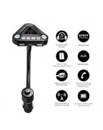 328E Bluetooth doble USB de coche FM Transmitter_V3. - Envío Gratuito