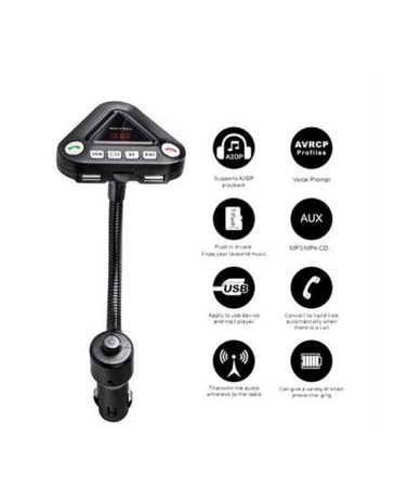 328E Bluetooth doble USB de coche FM Transmitter_V3. - Envío Gratuito