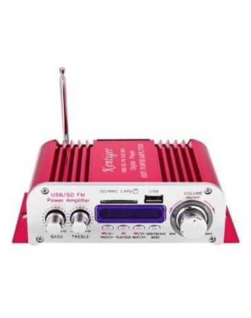 HY - 3006 Hi-Fi estéreo de automóvil Amplifier_-RED - Envío Gratuito