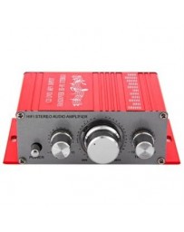 HY - 2001 estéreo de alta fidelidad de audio Amplifier_-RED - Envío Gratuito