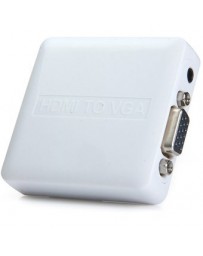 Adaptador Convertidor HDMI A VGA Y Proyector De Audio - Envío Gratuito