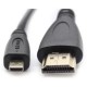 Cable HDMI Macho a Micro HDMI Macho v1.4 1 metro - Envío Gratuito