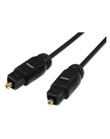 Cable 3m TosLink Audio Digital Óptico SPDIF Delgado - Envío Gratuito