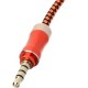 3.5mm macho a macho Car Audio AUX Cable - Orange (150 cm) - Envío Gratuito