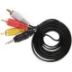 EH 1,5 M HDTV 1080p HDMI macho a 3 RCA Adaptador de cable - Envío Gratuito
