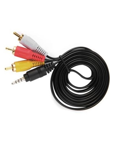 EH 1,5 M HDTV 1080p HDMI macho a 3 RCA Adaptador de cable - Envío Gratuito