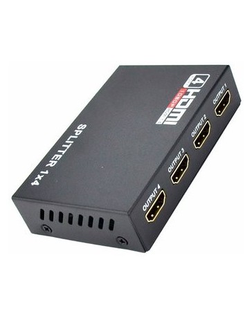 Splitter Hdmi 1x4 Divisor De Señal Amplificado Version 1.4 - Envío Gratuito