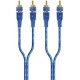 EXTENSIÓN ORO IMAC “Y” mitzu 11-1096 1,8M 2 PLUG RCA-AZUL - Envío Gratuito