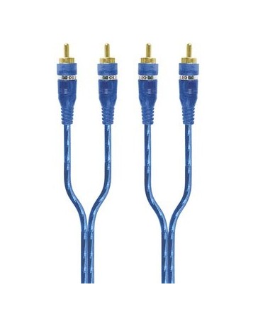 EXTENSIÓN ORO IMAC “Y” mitzu 11-1096 1,8M 2 PLUG RCA-AZUL - Envío Gratuito