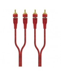 EXTENSIÓN ORO IMAC “Y” MITZU 11-1096 1,8M 2 PLUG RCA-rojo - Envío Gratuito