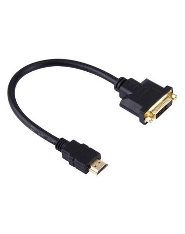 30cm Hdmi Macho A Hembra Adaptador De Dvi 24 + 1 Cable - Envío Gratuito