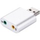 Czh-h077 Aluminio Shell 7.1 Canales De Audio Tarjeta De Sonido - Envío Gratuito