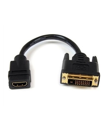 Cable Adaptador StarTech De HDMI (H) A DVI-D (M), 20cm - Envío Gratuito