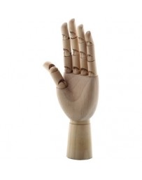 18X6cm artista de madera modelo maniquí izquierdo articulado - Envío Gratuito