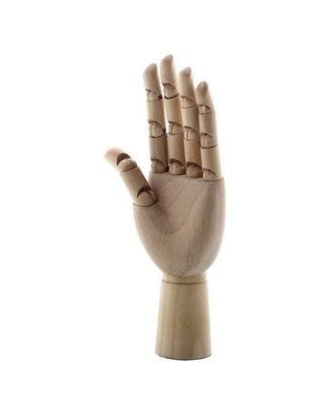 18X6cm artista de madera modelo maniquí izquierdo articulado - Envío Gratuito