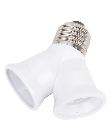 MagiDeal E27 A 2 E27 Forma De Y Adaptador Ampliadora - Envío Gratuito