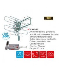 ANTENA AEREA GIRATORIA CON CONTROL REMOTO - Envío Gratuito
