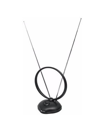Antena Hdtv Amplificada Tipo Conejo Hd Tv Voltech - Envío Gratuito
