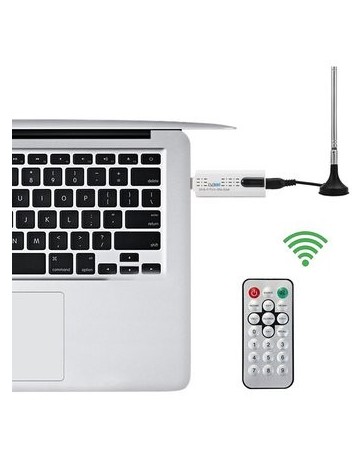 GLO Receptor USB 2.0 DVB-T2 FM HDTV Stick Receiver - Envío Gratuito